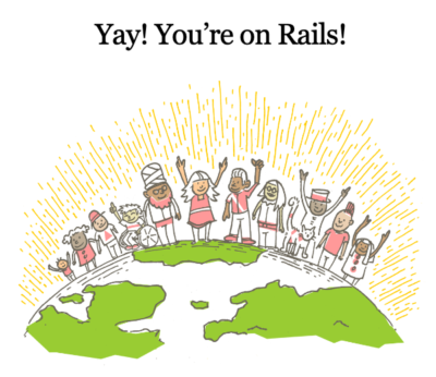 Rails' old default homepage